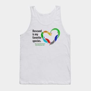 CB Rescued heart - black type Tank Top